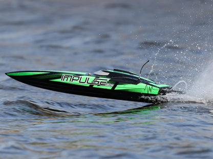 Impulse 32 Brushless Deep-V RTR w/Smart, Black/Green