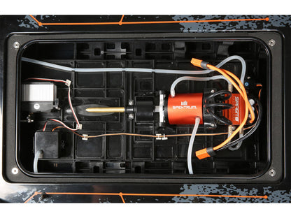 Blackjack 42" 8S Brushless Catamaran RTR: Black/Orange