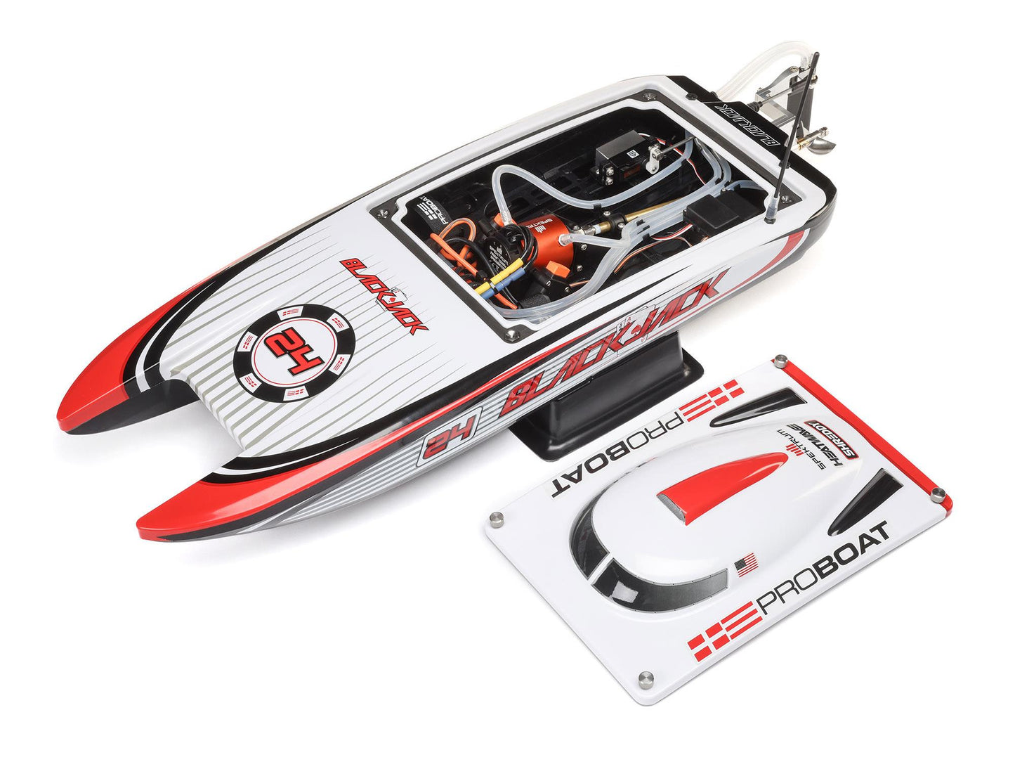 Blackjack 24" V2 Catamaran Brushless: RTR, Vegas Offshore