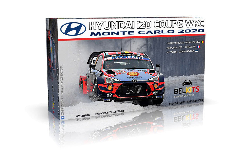 Hyundai i20 Coupe WRC Monte Carlo 2020 Rally Car