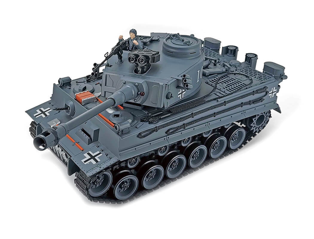 BROTHER TANK RC TANK 1:18 GERMAN TIGER 1 GREY