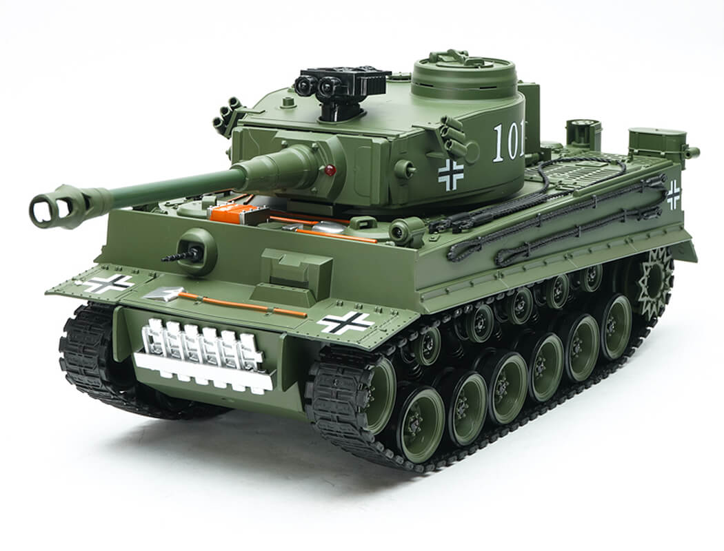 BROTHER TANK RC TANK 1:18 GERMAN TIGER 1 GREEN