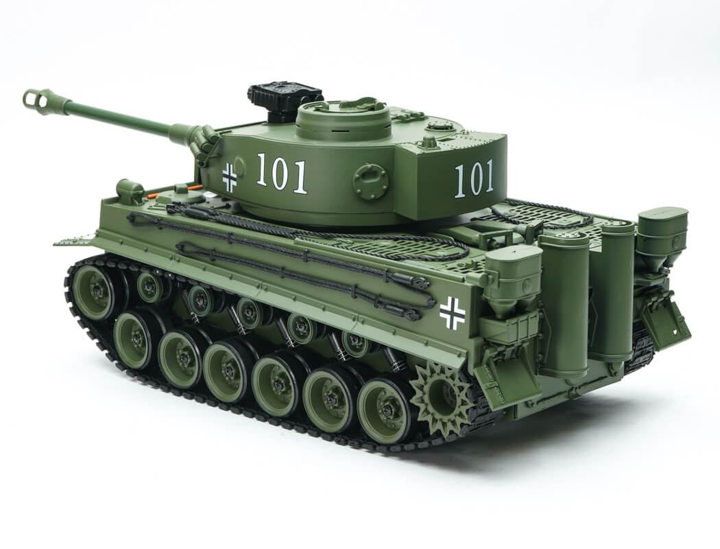 BROTHER TANK RC TANK 1:18 GERMAN TIGER 1 GREEN