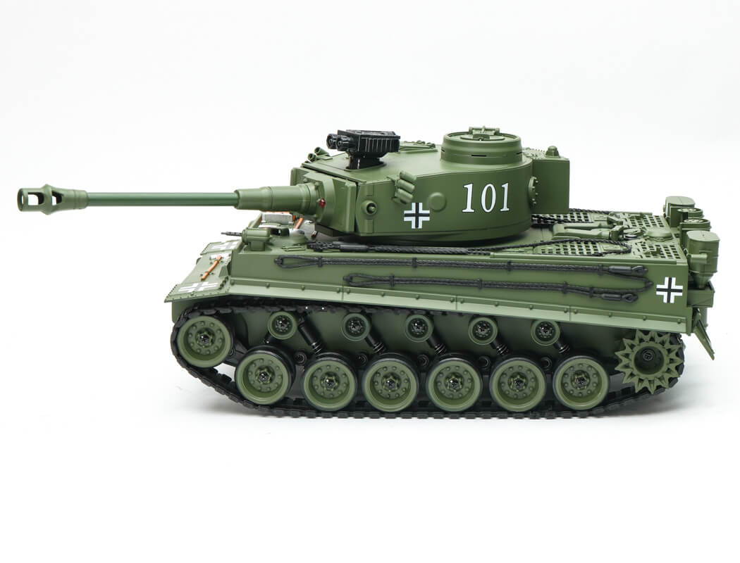BROTHER TANK RC TANK 1:18 GERMAN TIGER 1 GREEN