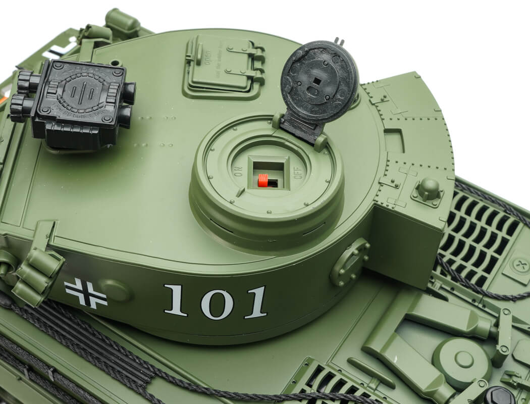 BROTHER TANK RC TANK 1:18 GERMAN TIGER 1 GREEN