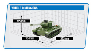 BROTHER TANK RC TANK 1:18 USA M26 PERSHING 'SNOW LEOPARD' GREEN