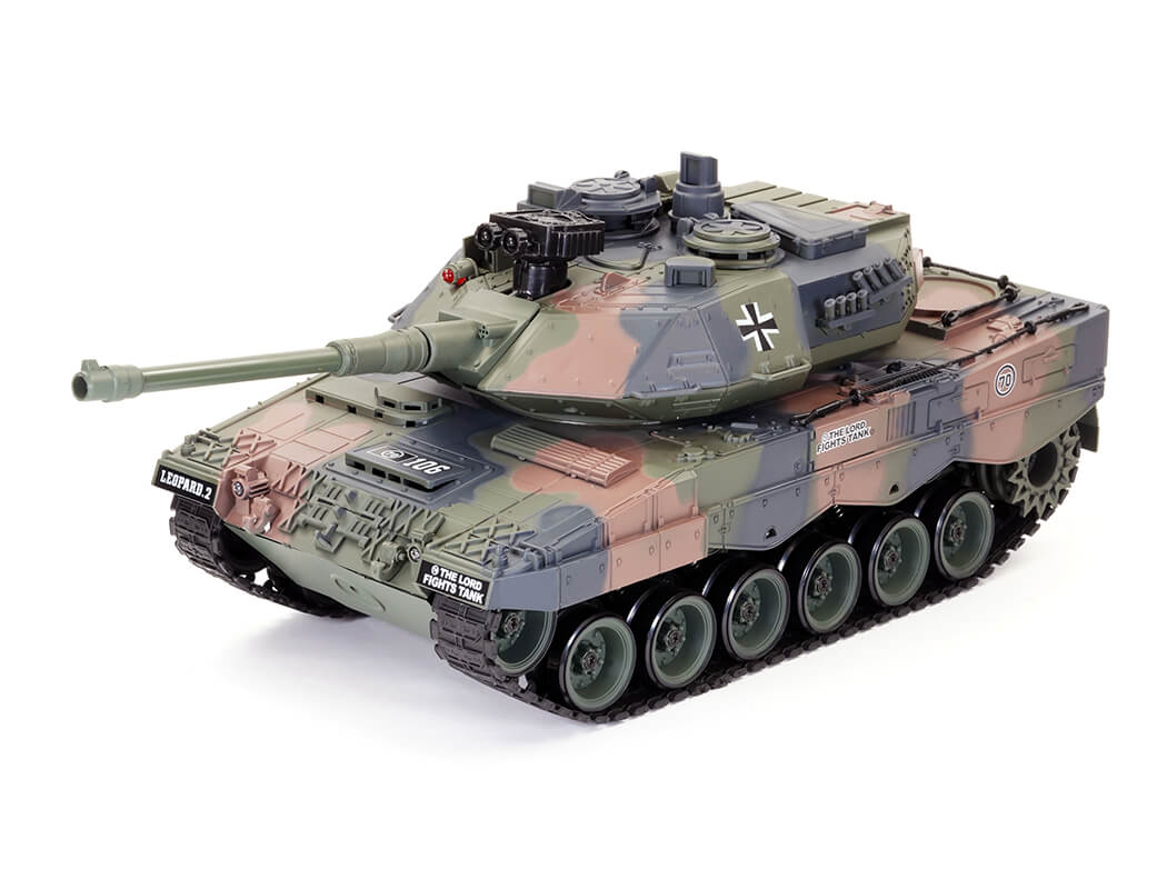 BROTHER TANK RC TANK 1:18 GERMAN LEOPARD 2 CAMO