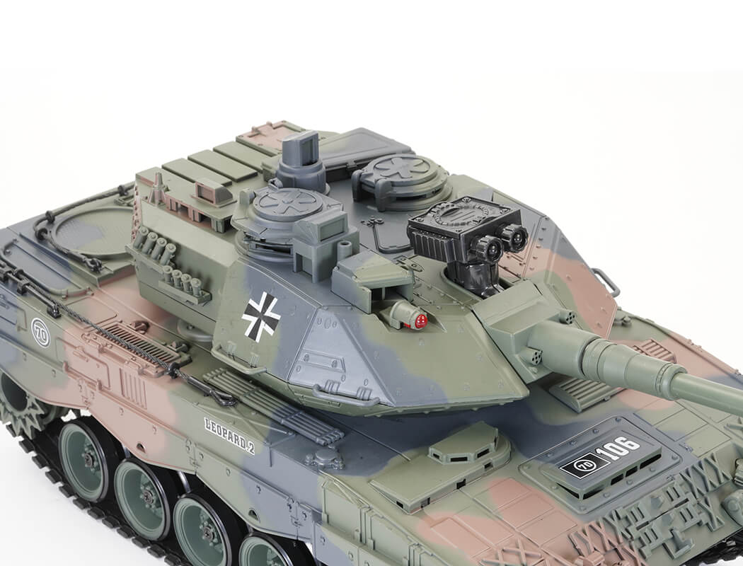 BROTHER TANK RC TANK 1:18 GERMAN LEOPARD 2 CAMO