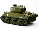 BROTHER TANK RC TANK 1:18 USA M4A3 SHERMAN GREEN