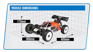 CORALLY SBX-825 CARBON EDITION 1/8 RACING EP BUGGY KIT