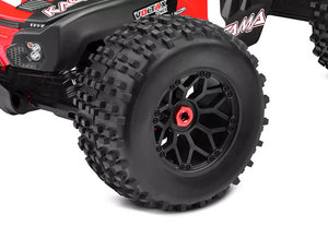 CORALLY OFF-ROAD 1/8 MT TYRES GRIPPER GLUED ON BBS RIMS (PR)