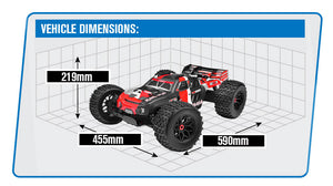 CORALLY KAGAMA XP 6S BRUSHLESS TRUCK RTR - RED