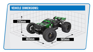 CORALLY KAGAMA XP 6S LIMITED EDITION TRUCK RTR - GREEN