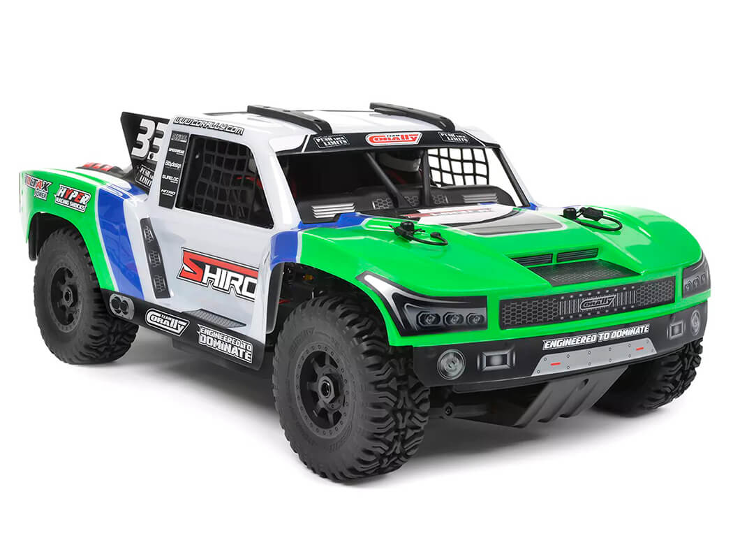 CORALLY SHIROI XP6 BRUSHLESS SHORT COURSE TRUCK RTR - GREEN