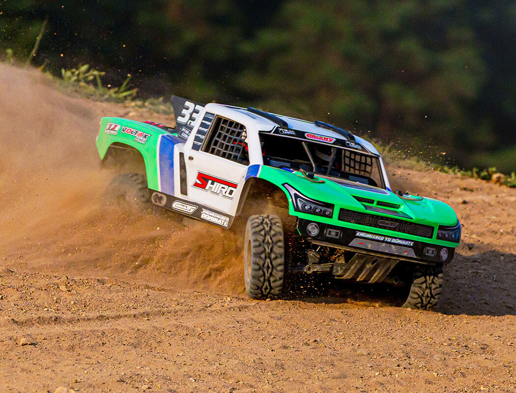 CORALLY SHIROI XP6 BRUSHLESS SHORT COURSE TRUCK RTR - GREEN