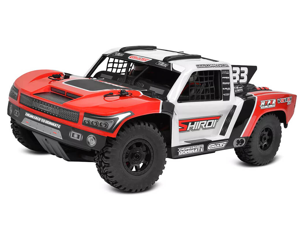 CORALLY SHIROI XP6 BRUSHLESS SHORT COURSE TRUCK RTR - RED