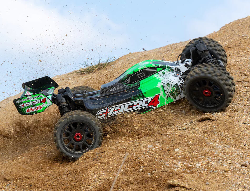CORALLY SYNCRO-4 BRUSHLESS 4S 4WD BASHER BUGGY RTR - GREEN