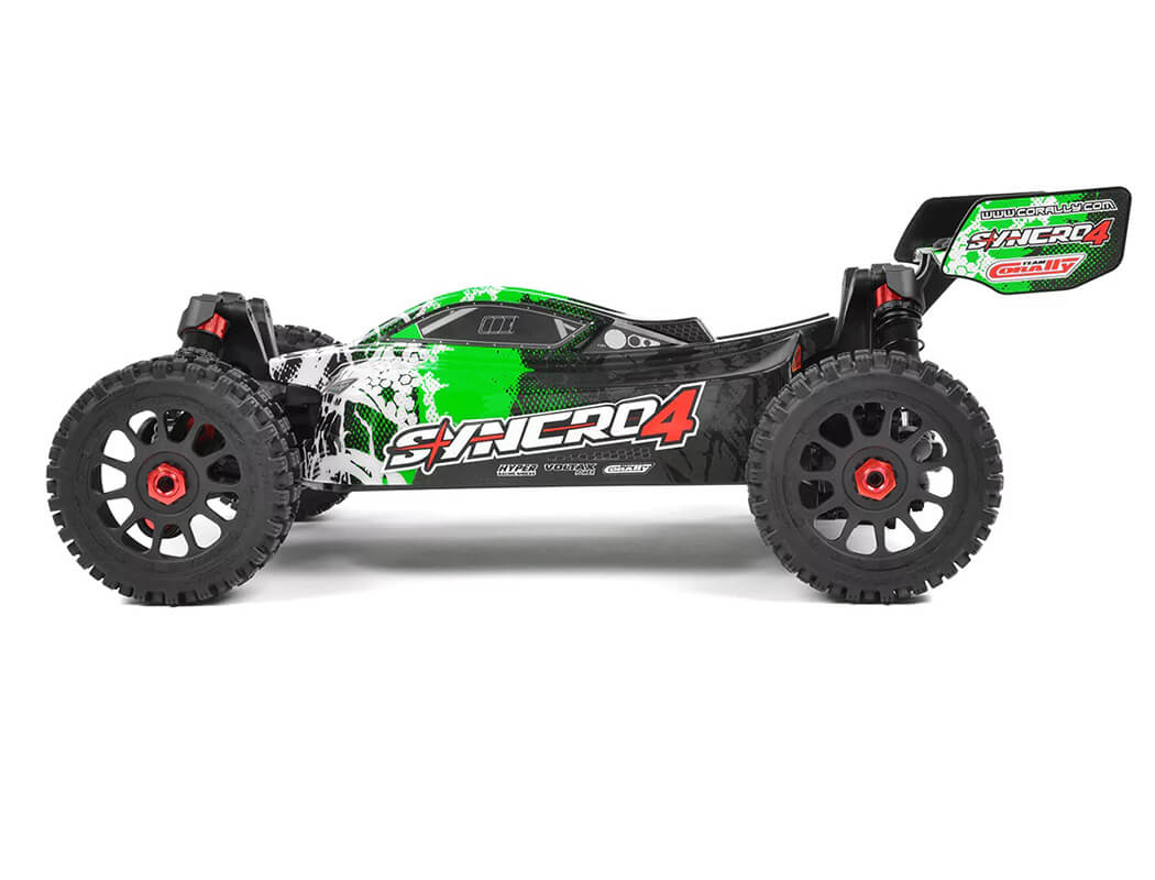 CORALLY SYNCRO-4 BRUSHLESS 4S 4WD BASHER BUGGY RTR - GREEN