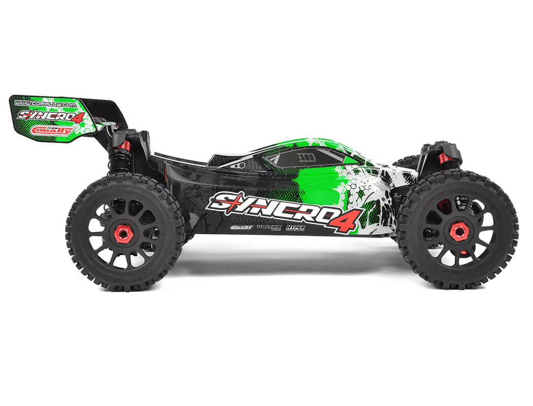 CORALLY SYNCRO-4 BRUSHLESS 4S 4WD BASHER BUGGY RTR - GREEN