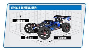 CORALLY ASUGA XLR 6S BRUSHLESS BUGGY RTR - BLUE