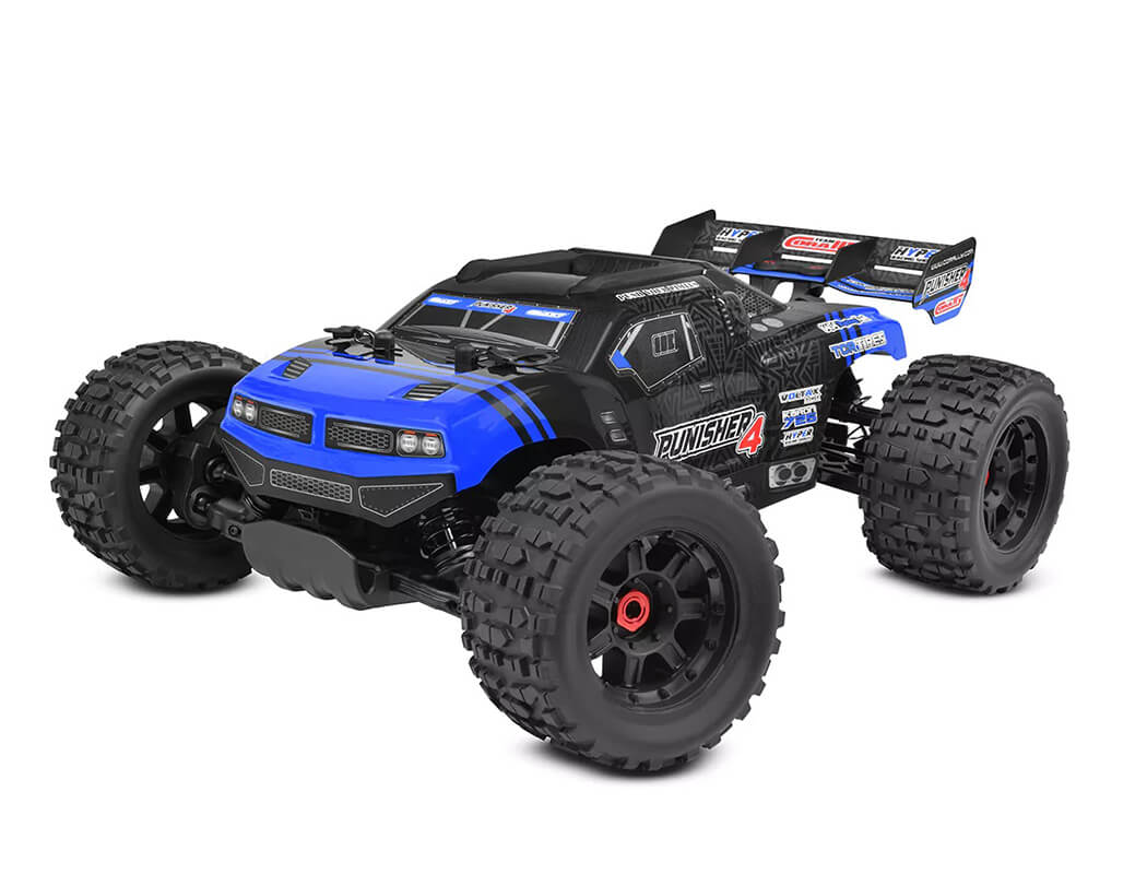 CORALLY PUNISHER 4 BRUSHLESS 4S BASHER TRUCK RTR - BLUE