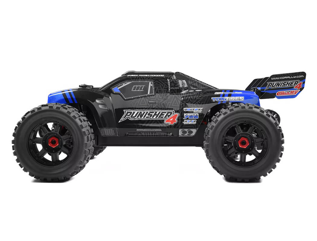 CORALLY PUNISHER 4 BRUSHLESS 4S BASHER TRUCK RTR - BLUE