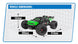 CORALLY PUNISHER 4 BRUSHLESS 4S BASHER TRUCK RTR - GREEN