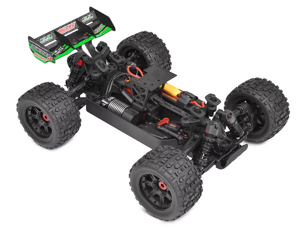 CORALLY PUNISHER 4 BRUSHLESS 4S BASHER TRUCK RTR - GREEN