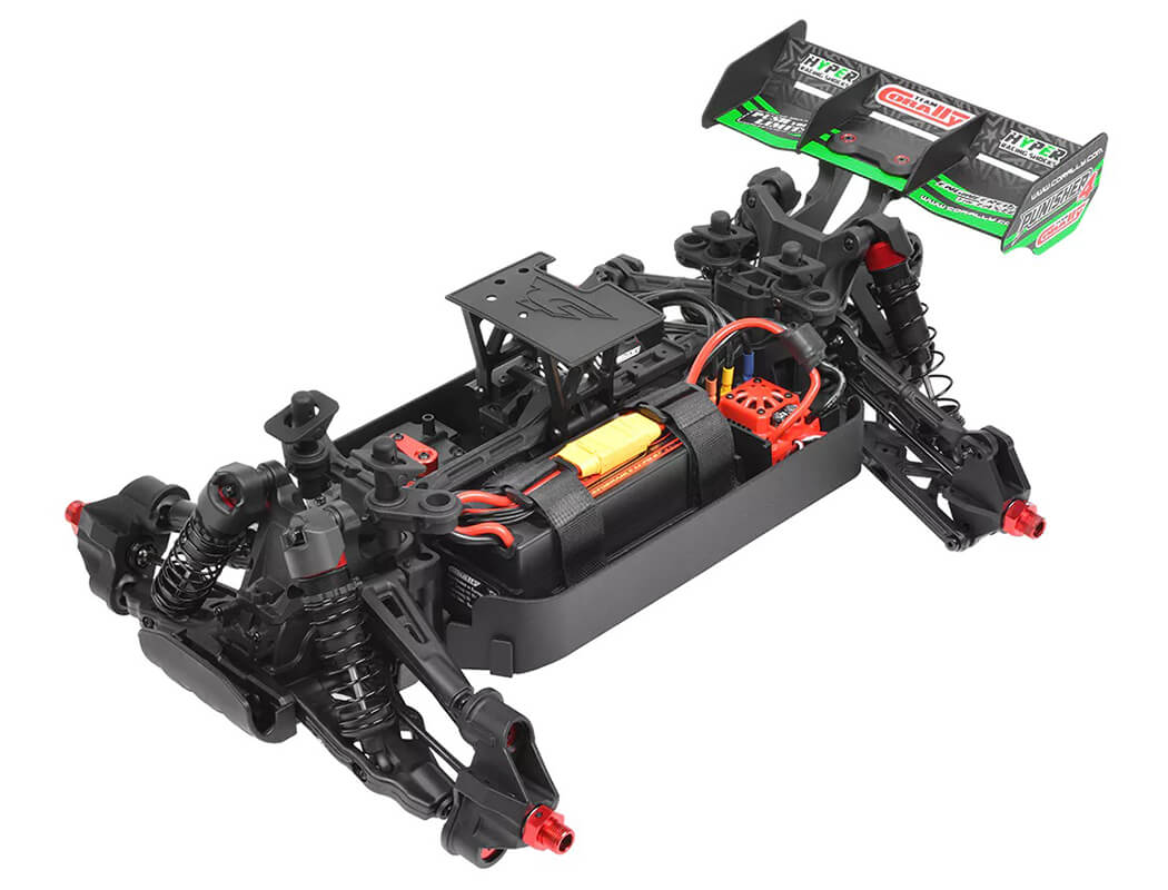 CORALLY PUNISHER 4 BRUSHLESS 4S BASHER TRUCK RTR - GREEN