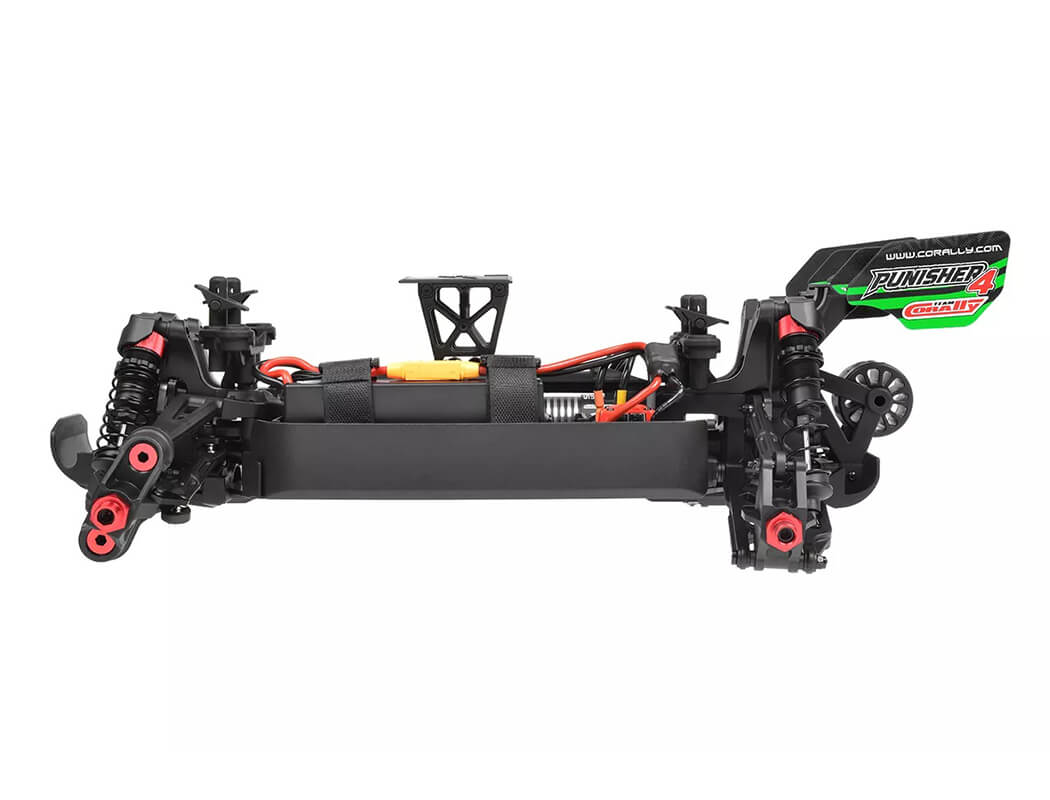 CORALLY PUNISHER 4 BRUSHLESS 4S BASHER TRUCK RTR - GREEN