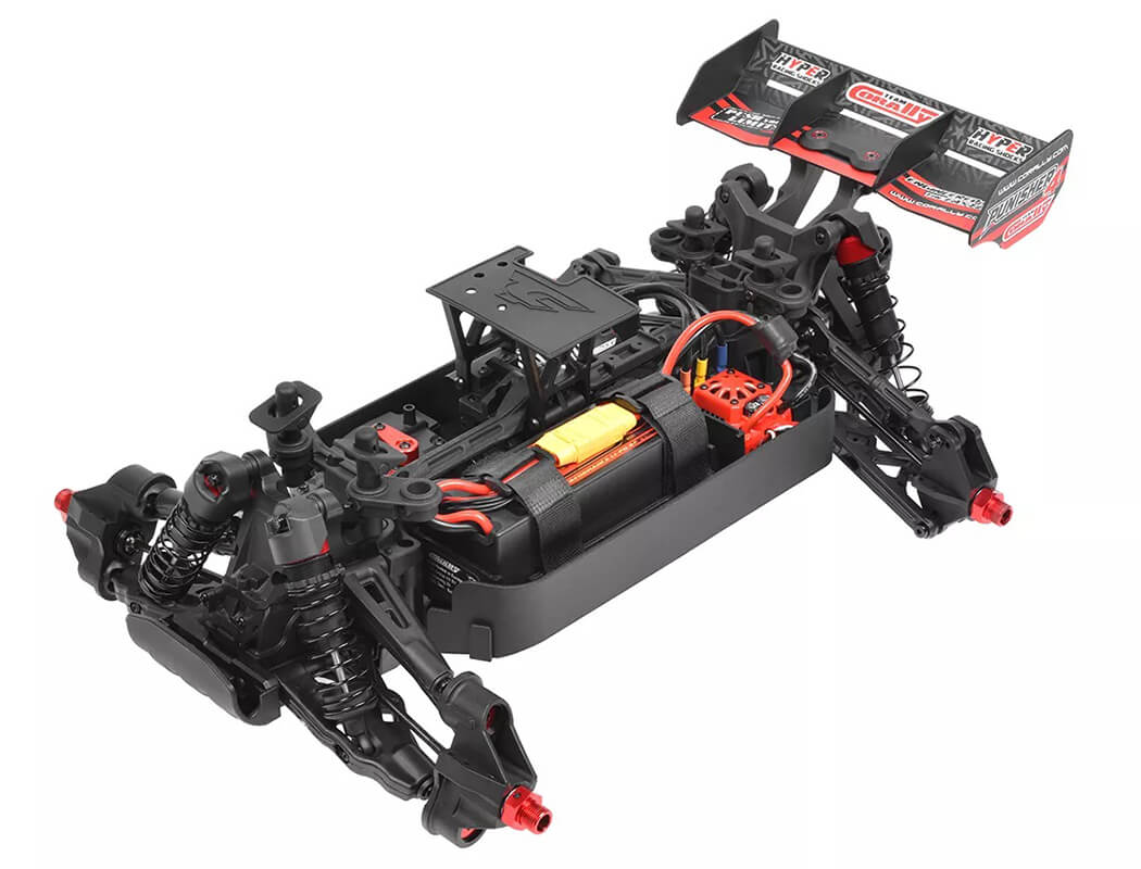 CORALLY PUNISHER 4 BRUSHLESS 4S BASHER TRUCK RTR - RED