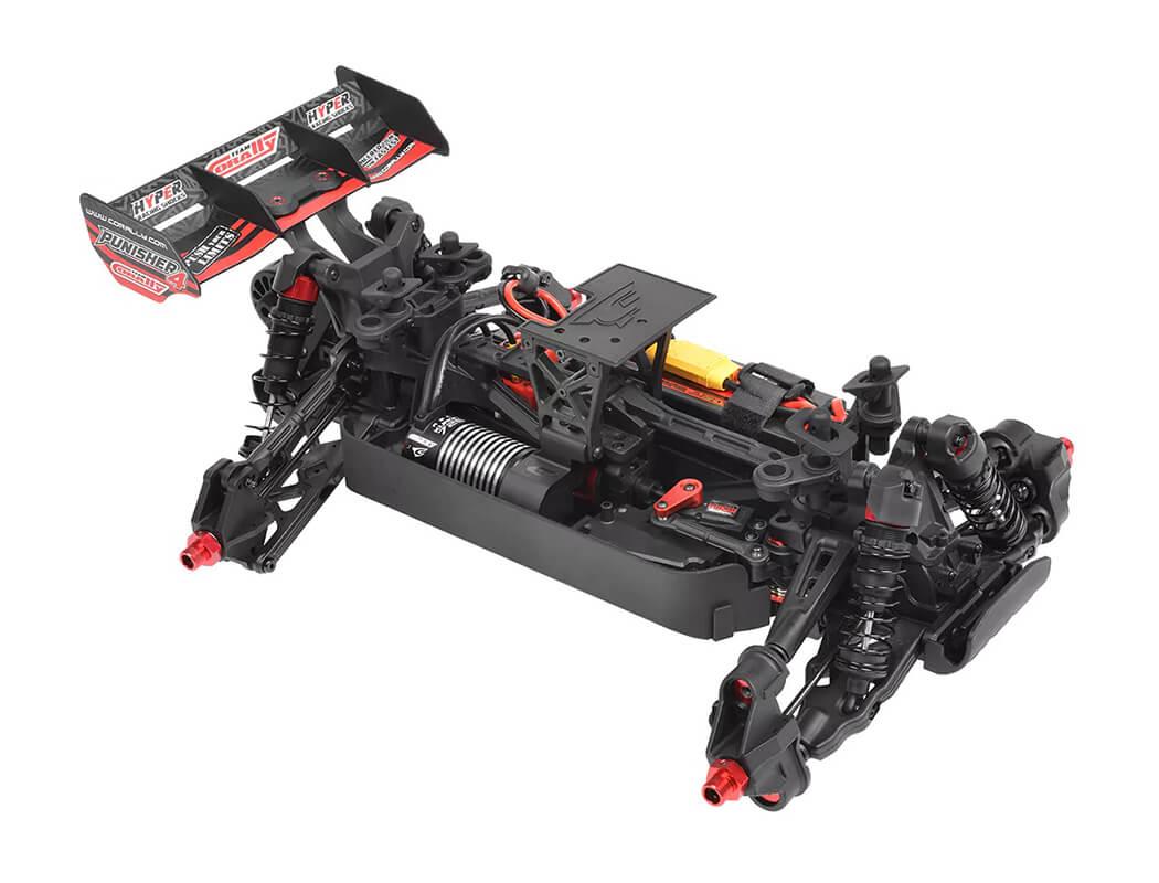 CORALLY PUNISHER 4 BRUSHLESS 4S BASHER TRUCK RTR - RED