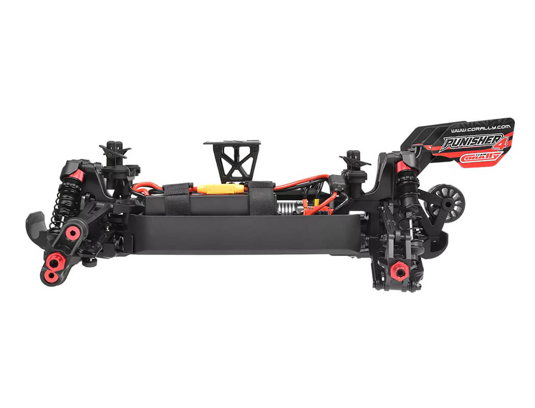 CORALLY PUNISHER 4 BRUSHLESS 4S BASHER TRUCK RTR - RED