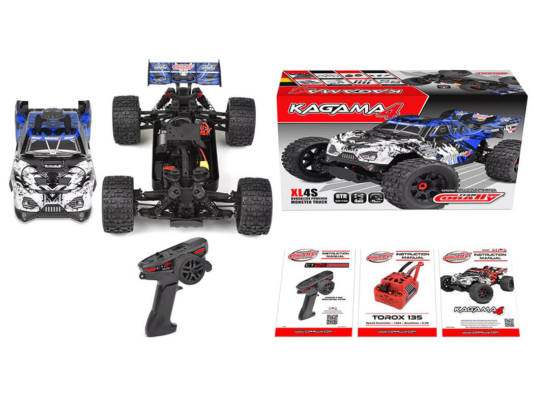 CORALLY KAGAMA-4 BRUSHLESS 4S BASHER TRUCK RTR - BLUE