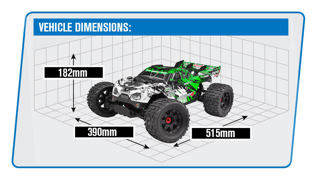 CORALLY KAGAMA-4 BRUSHLESS 4S BASHER TRUCK RTR - GREEN