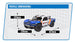 CORALLY SHIROI XP6 ROLLER SHORT COURSE TRUCK RTR - BLUE