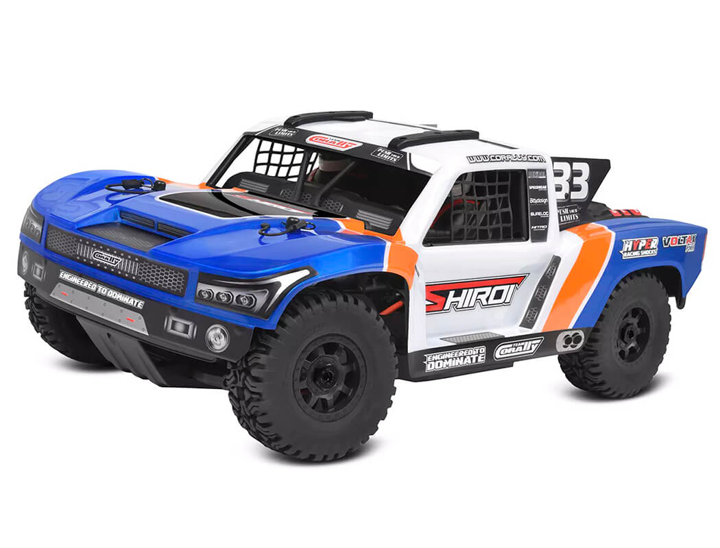 CORALLY SHIROI XP6 ROLLER SHORT COURSE TRUCK RTR - BLUE