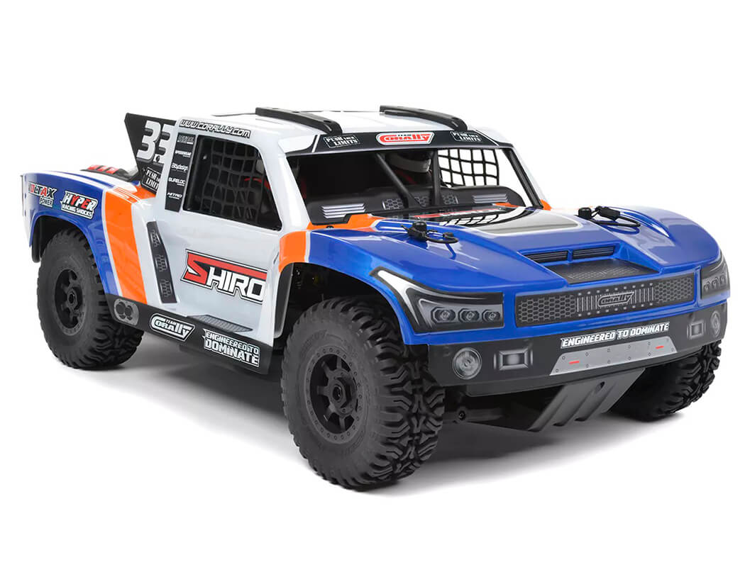 CORALLY SHIROI XP6 ROLLER SHORT COURSE TRUCK RTR - BLUE