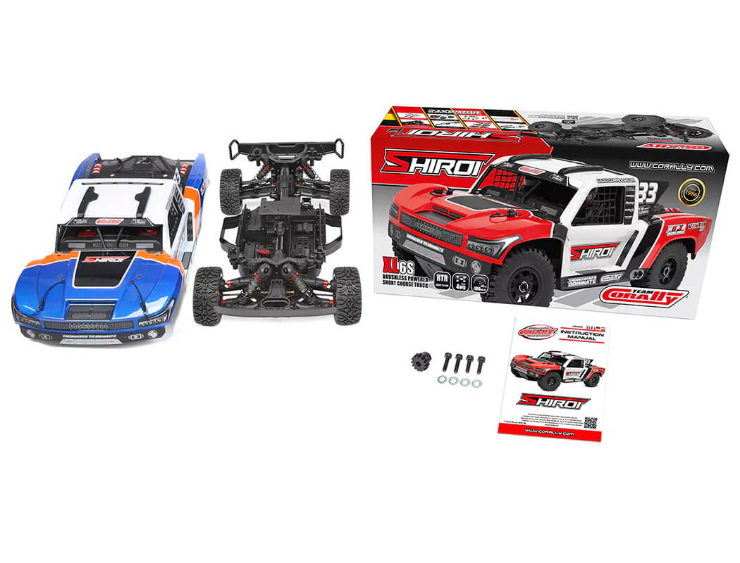 CORALLY SHIROI XP6 ROLLER SHORT COURSE TRUCK RTR - BLUE