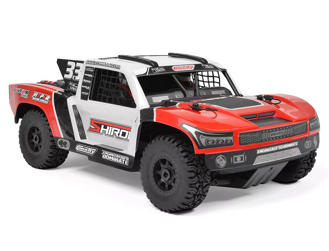 CORALLY SHIROI XP6 ROLLER SHORT COURSE TRUCK RTR - RED