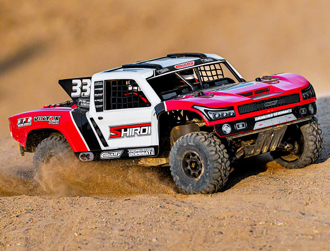 CORALLY SHIROI XP6 ROLLER SHORT COURSE TRUCK RTR - RED
