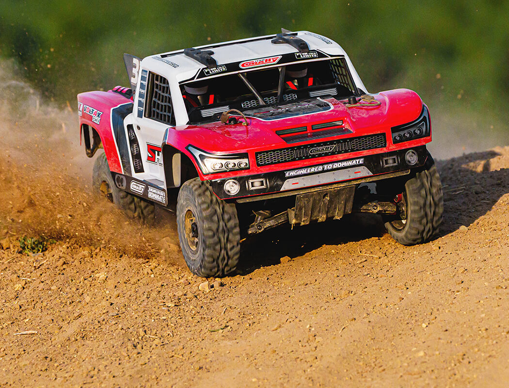 CORALLY SHIROI XP6 ROLLER SHORT COURSE TRUCK RTR - RED