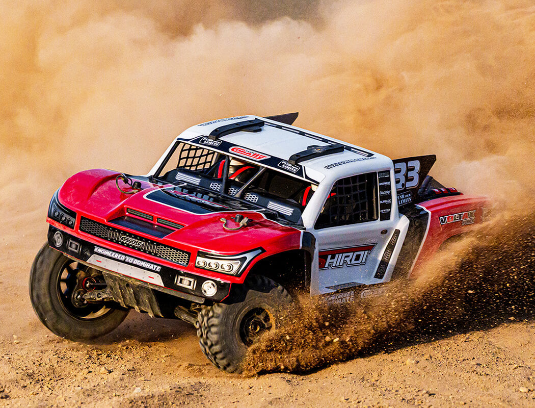 CORALLY SHIROI XP6 ROLLER SHORT COURSE TRUCK RTR - RED