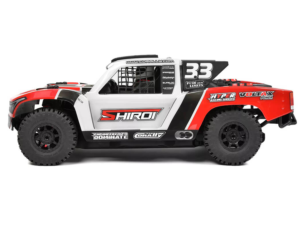 CORALLY SHIROI XP6 ROLLER SHORT COURSE TRUCK RTR - RED