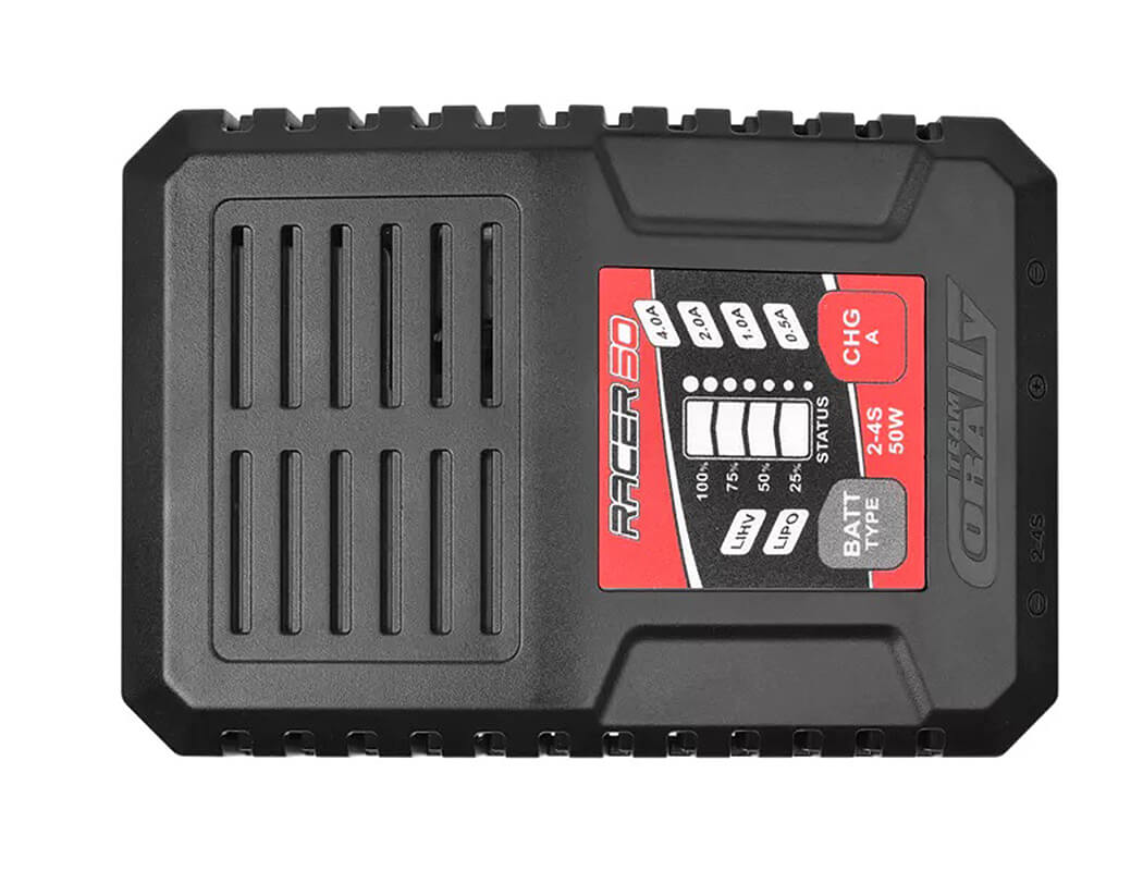 TEAM CORALLY RACER 50 AC 50W 2-4S BALANCE CHARGER