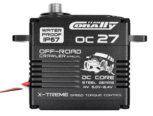 CORALLY OC27 HV DIGITAL SERVO 5-8.4V IP67 STEEL GEAR ALLOY C