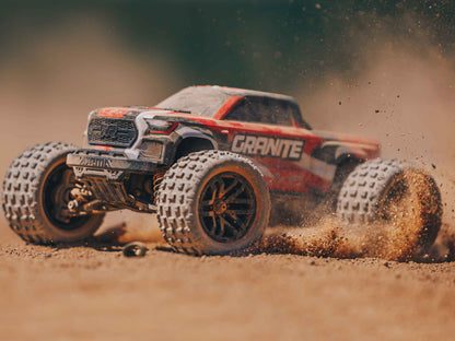 1/18 GRANITE GROM MEGA 4X4 MT with Battery & Charger Red