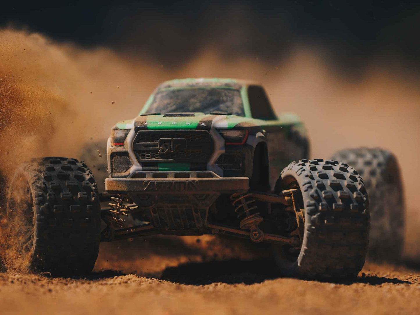1/18 GRANITE GROM MEGA 4X4 MT with Battery & Charger Green