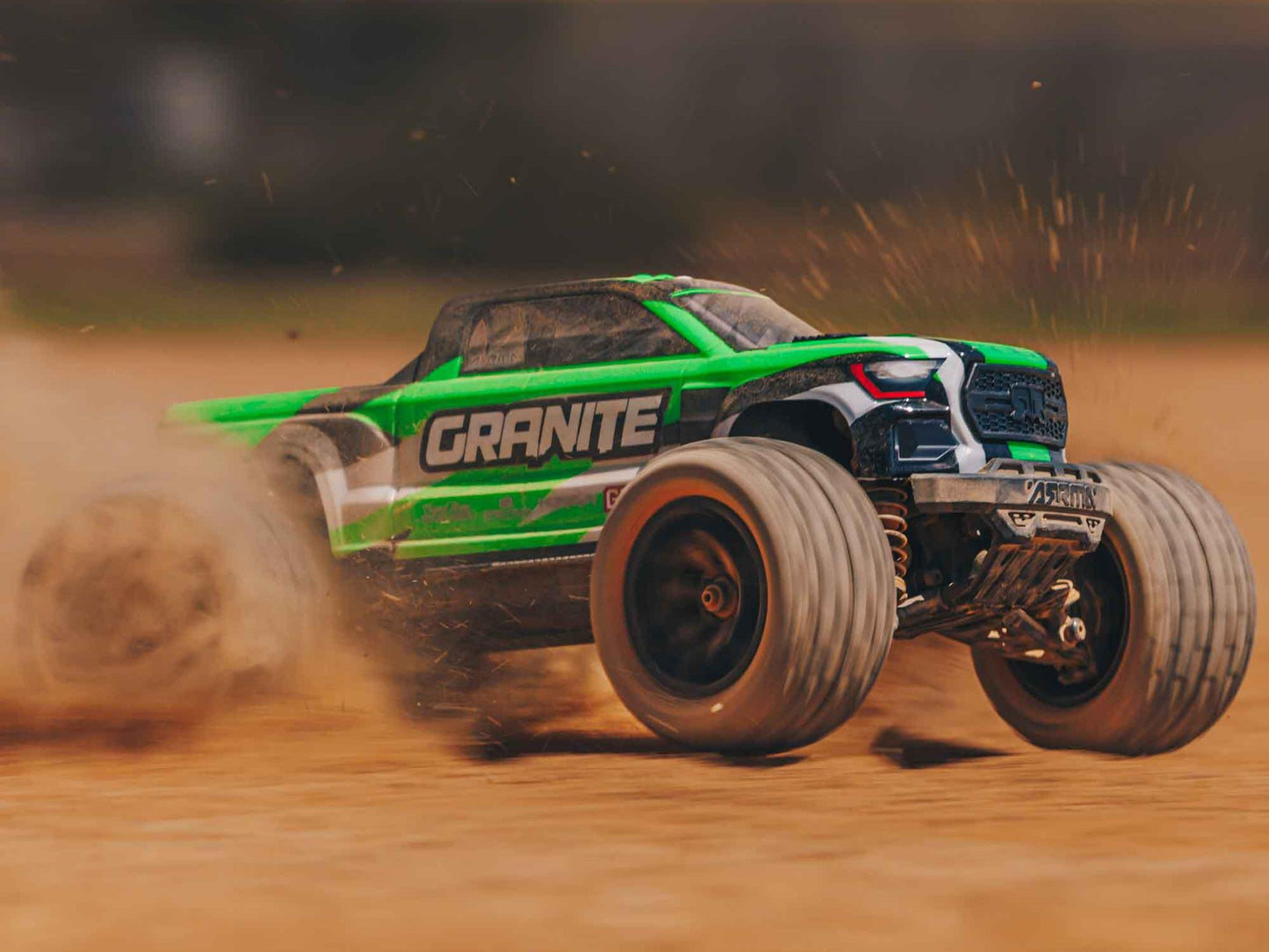 1/18 GRANITE GROM MEGA 4X4 MT with Battery & Charger Green