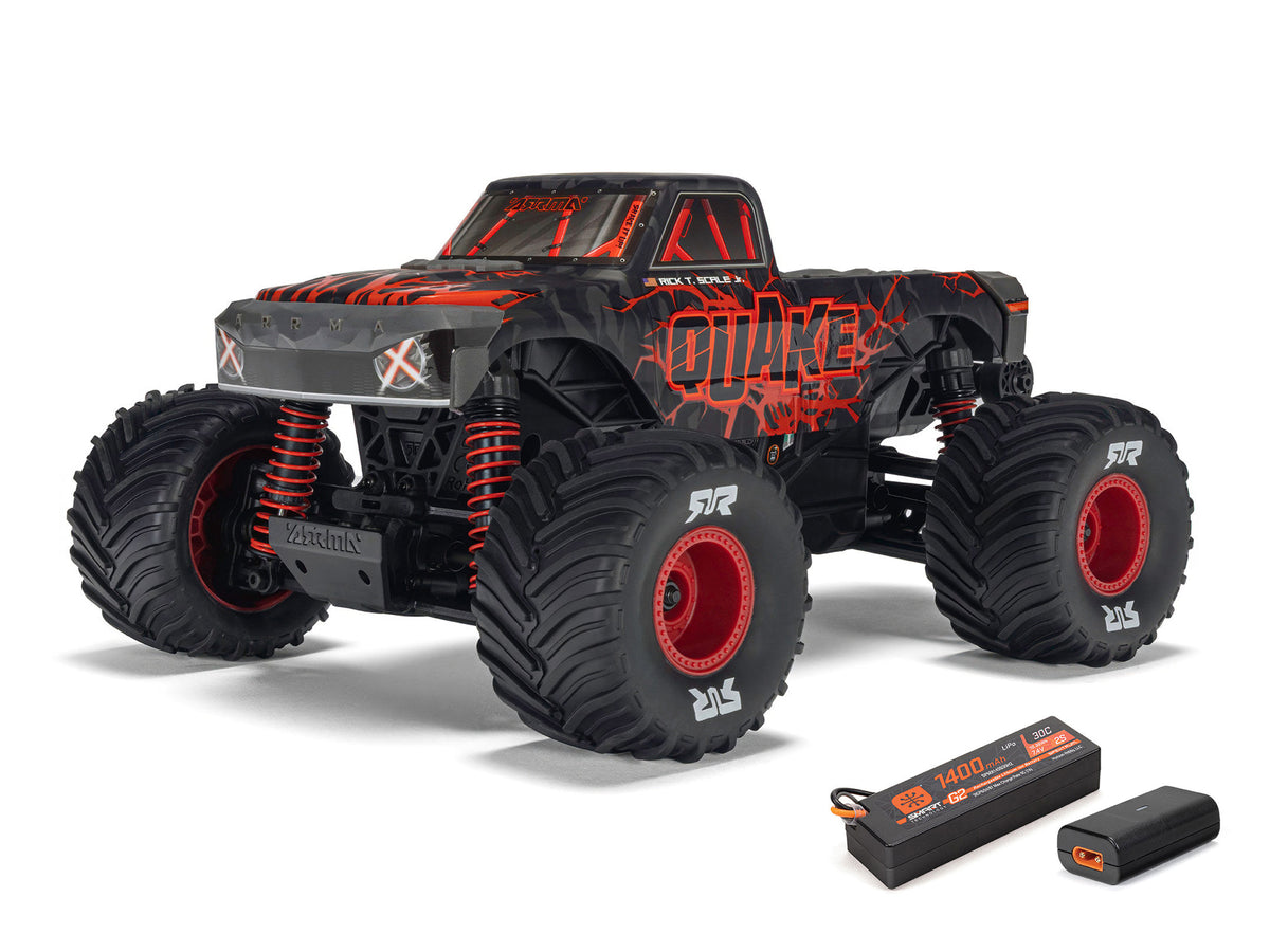 1/16 QUAKE GROM 4X4 RTR Monster Truck Red